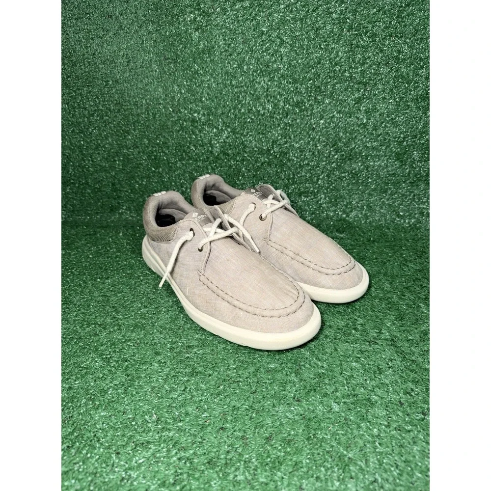 Sperry Captain's Moc Mens Size 9.5 Beige Slip On Boat Shoes Comfort Sneakers